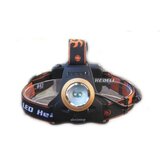 LANTERNA DE CAP CU ACUMULATOR 2XT6 LED CREE, LUMINA ALB/VERDE